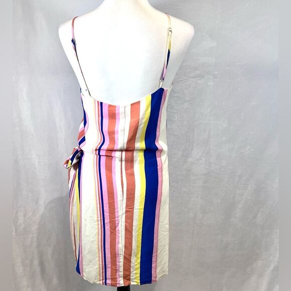 Line & Dot Rory striped wrap dress size medium - Picture 7 of 10